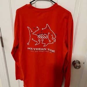 Clemson Southern Tide Men’s XL Long Sleeve Orange T-Shirt